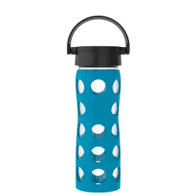 16oz Glass Water Bottle with Silicone Sleeve and Classic Cap