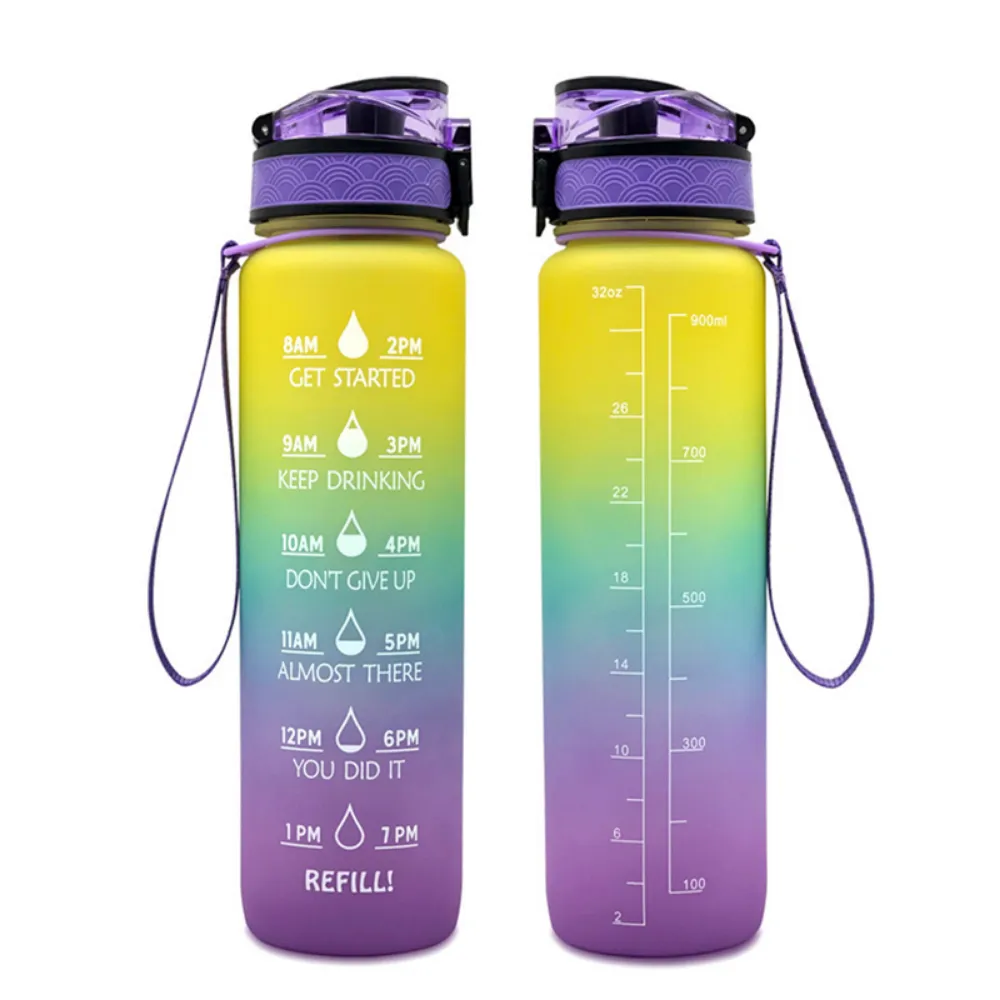 1L Multi-Colored Water Bottles