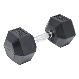 20KG Commercial Rubber Hex Dumbbell Gym Weight