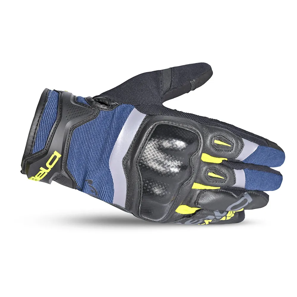 BELA - Daring  Racing Motorbike Gloves - Blue Yellow Black