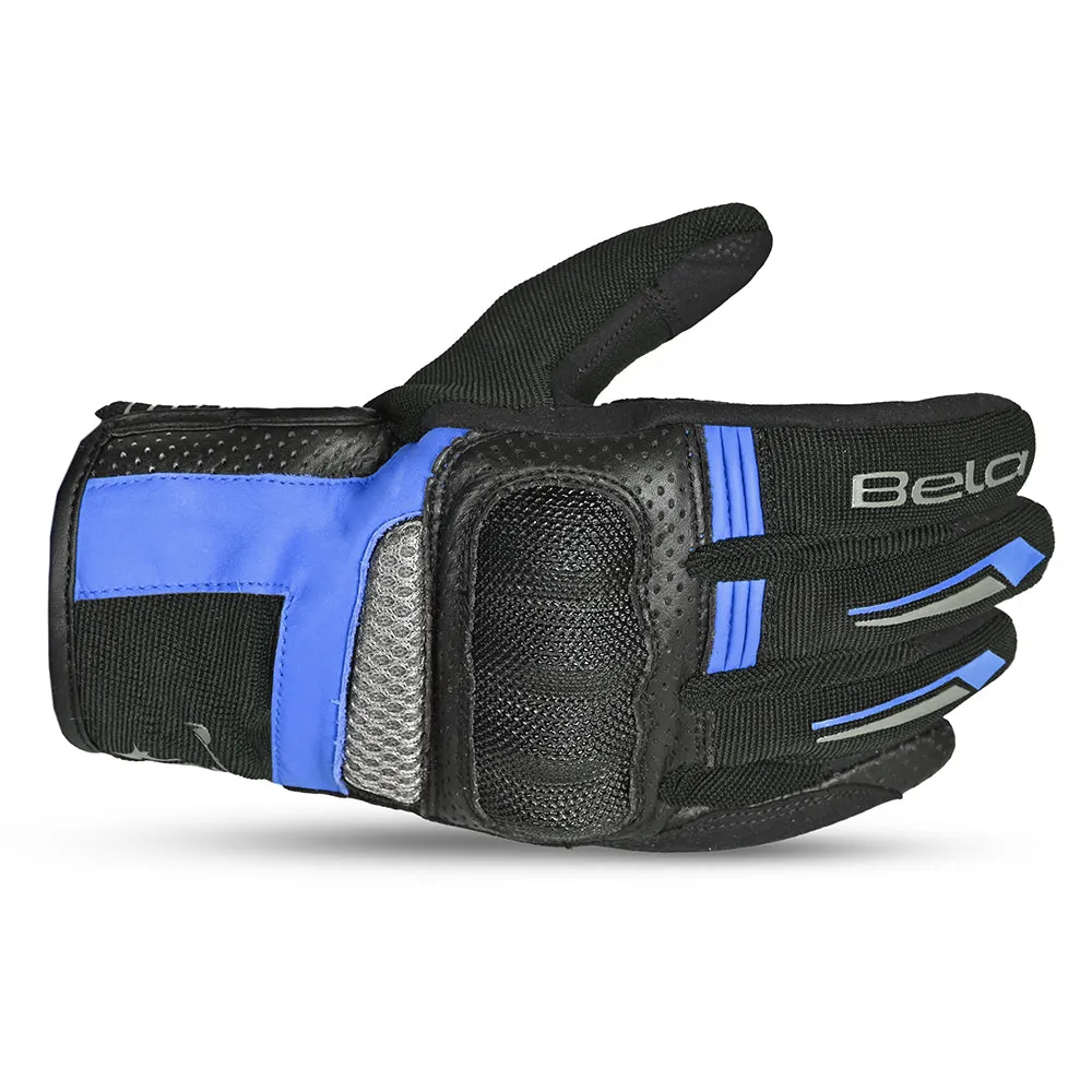 BELA Hero Air Summer Mesh Gloves Black Gray Blue