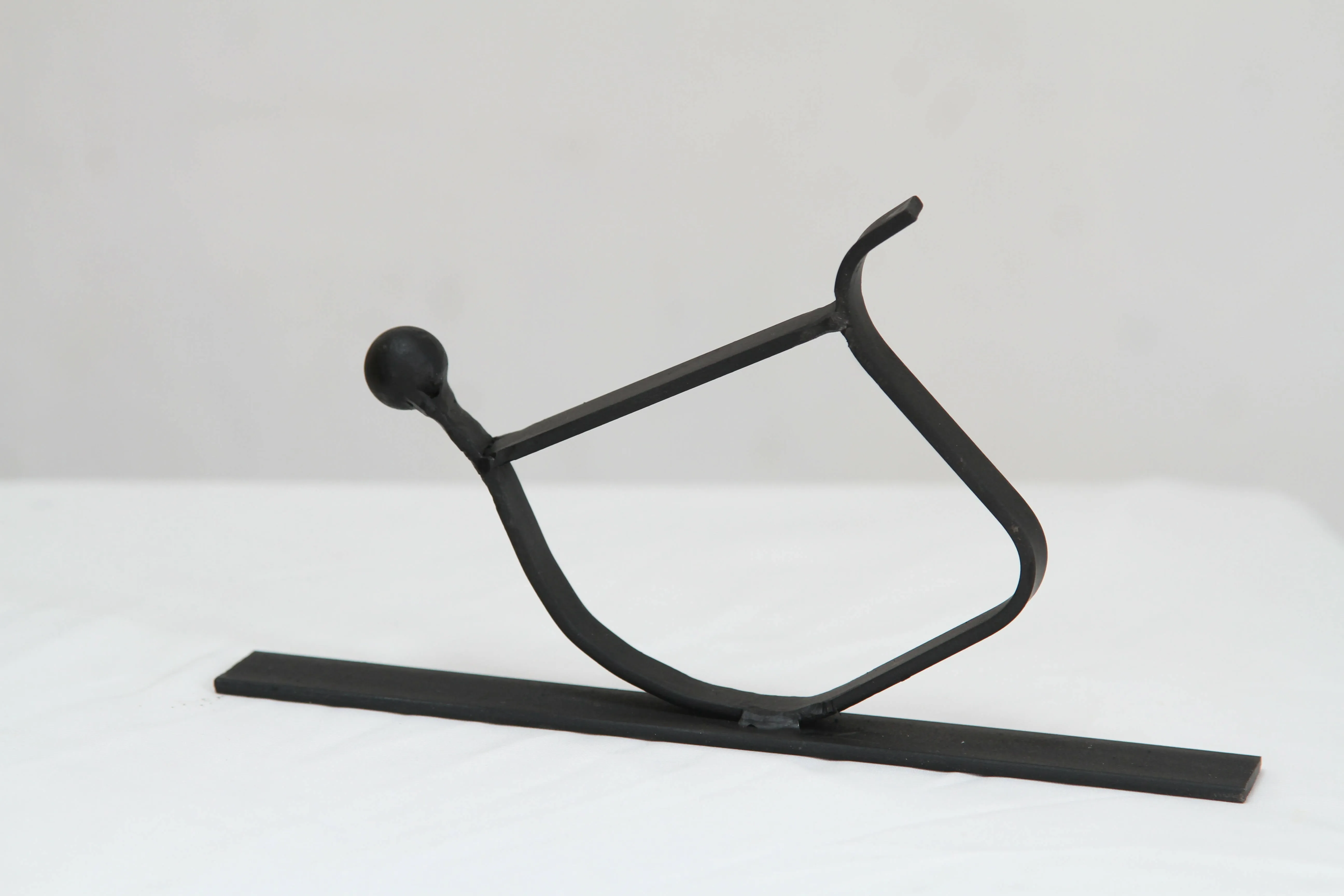 Bow Yoga Pose - Steel Sculpture