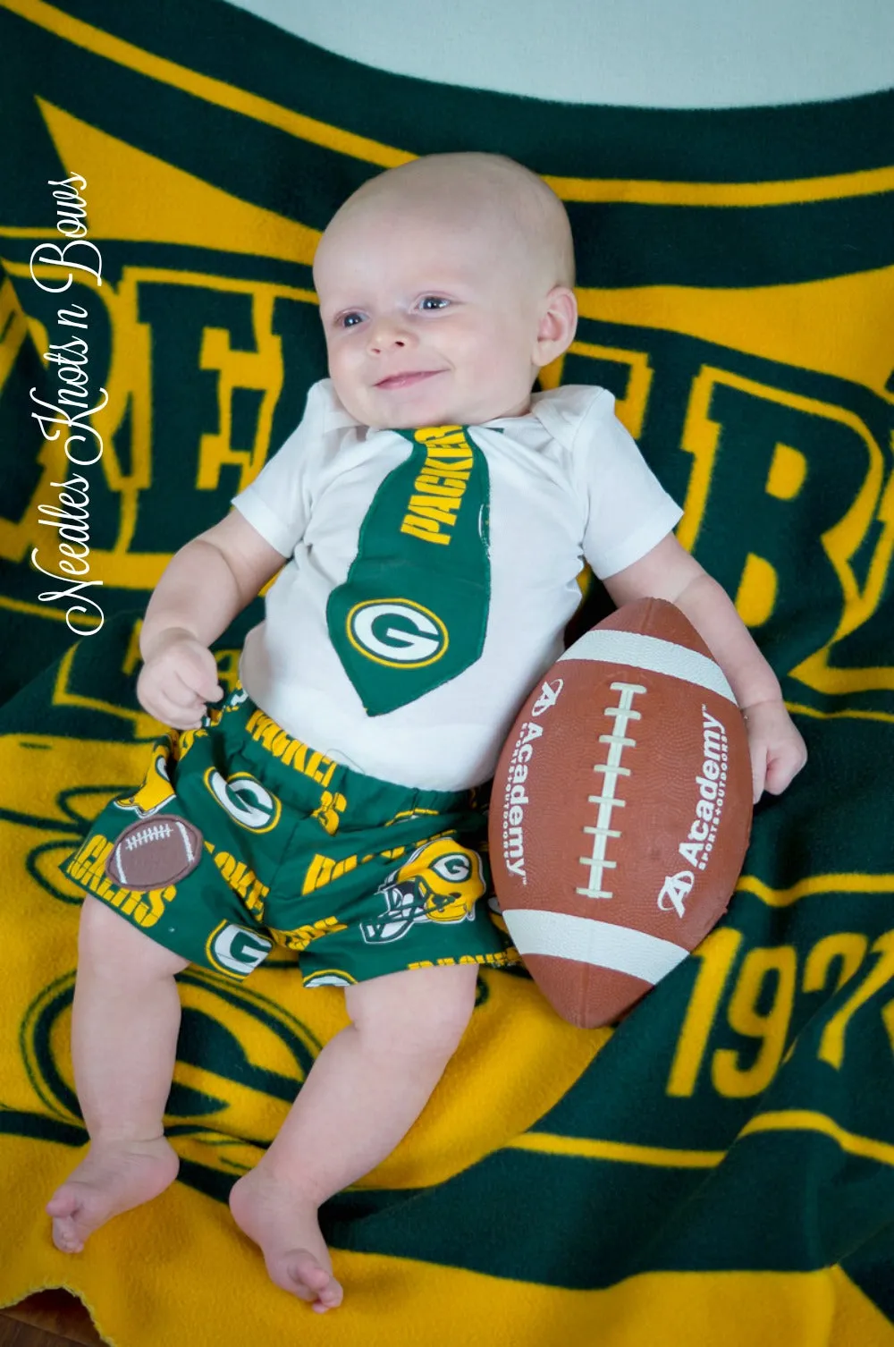 Boys Green Bay Packers Outfit, Baby Boys Football Outfit, Game Day