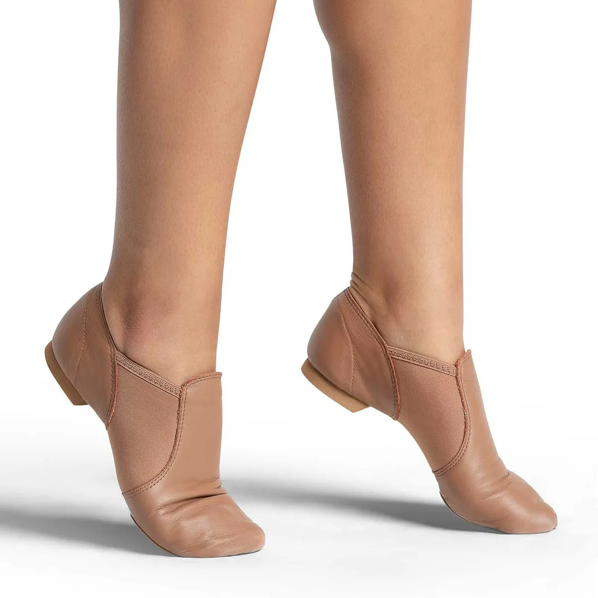 Capezio E-Series Jazz Slip On Jazz Shoes - Maple