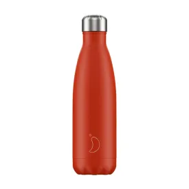 Chilly's Bottle Neon Red 500ml