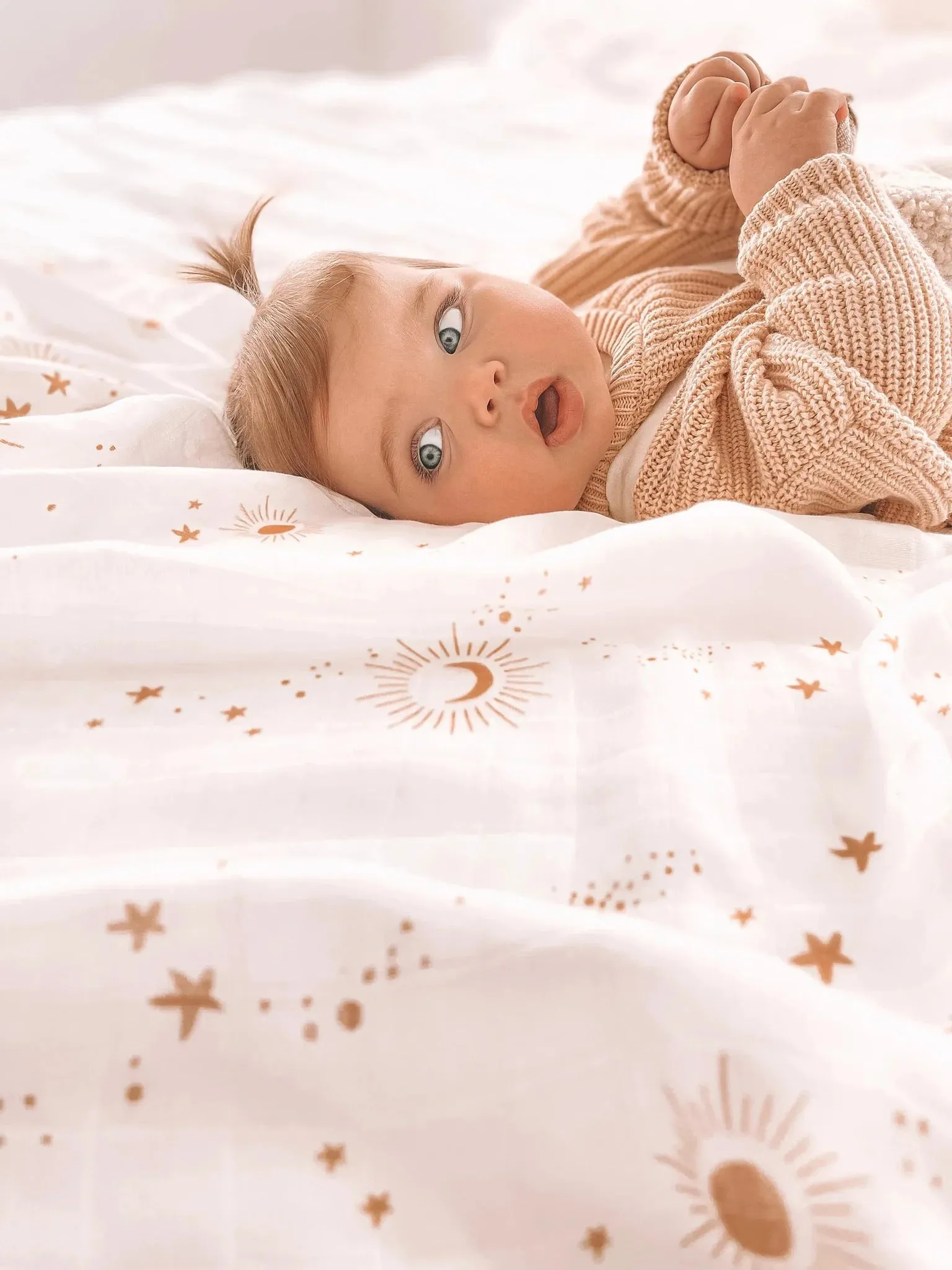 Constellation Organic Muslin Wrap Swaddle