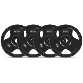 CORTEX 20kg Tri-Grip Olympic Plates 50mm (Set of 4)