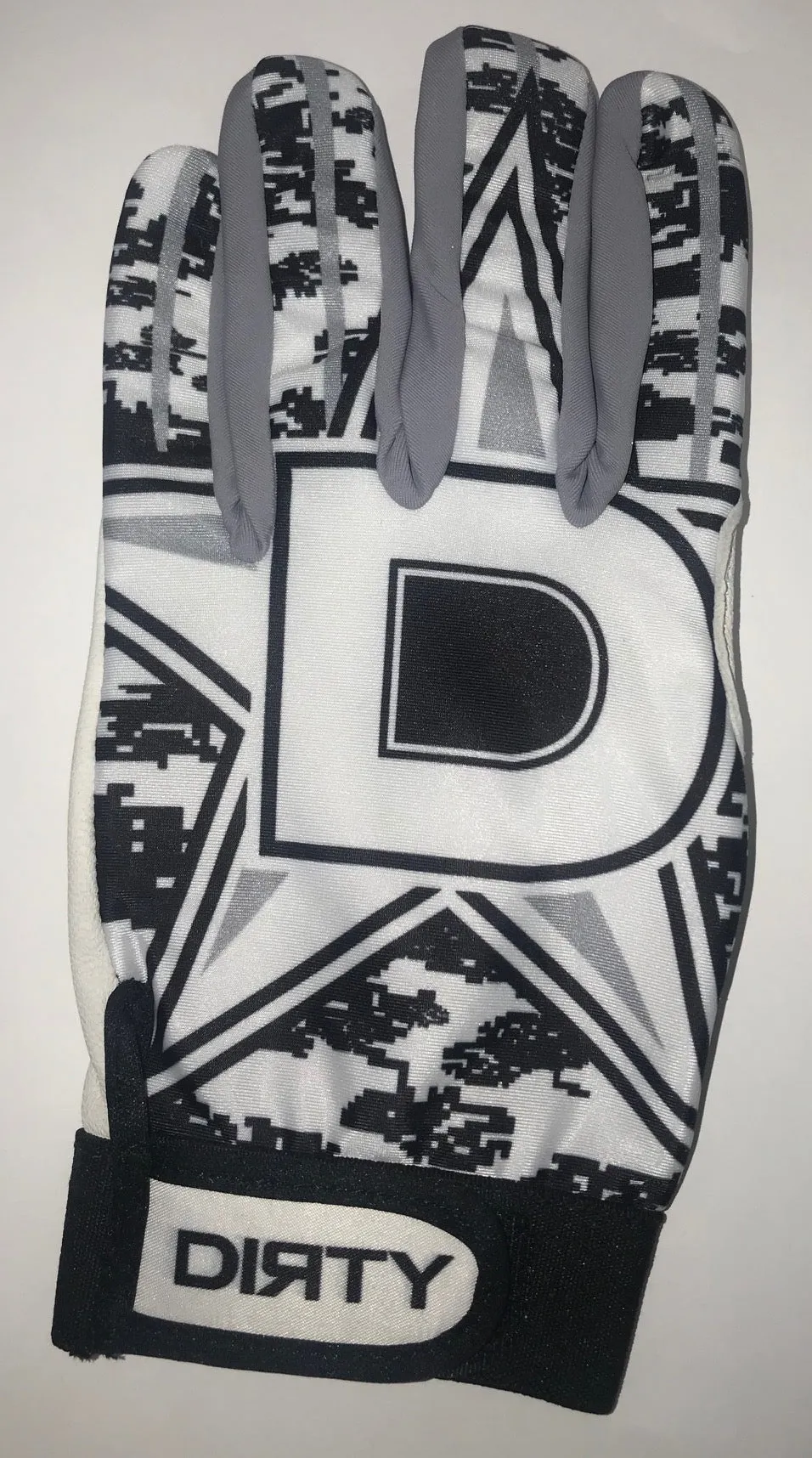 Dirty Sports, Batting Gloves - D-Star, Black