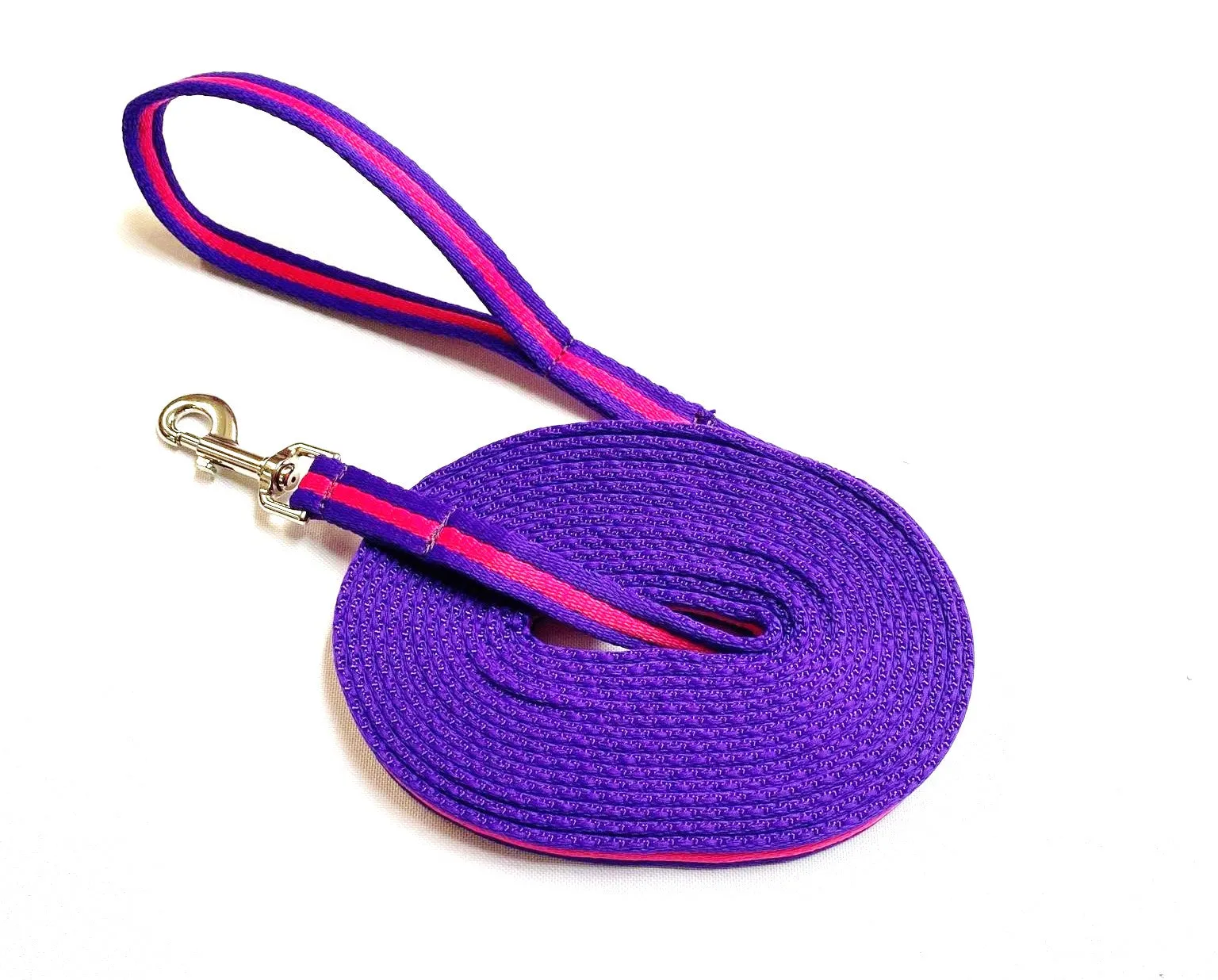 Dog Training Lead 5ft - 30ft Walking Leash Soft Strong 20mm Air Webbing