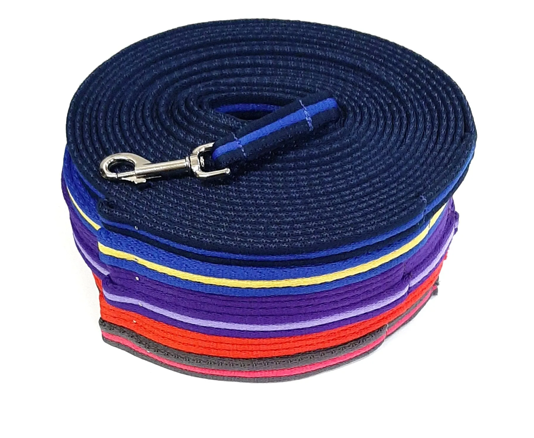 Dog Training Lead 5ft - 30ft Walking Leash Soft Strong 20mm Air Webbing