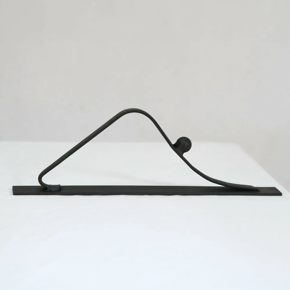 Downward Dog Yoga Pose - Steel Sculpture