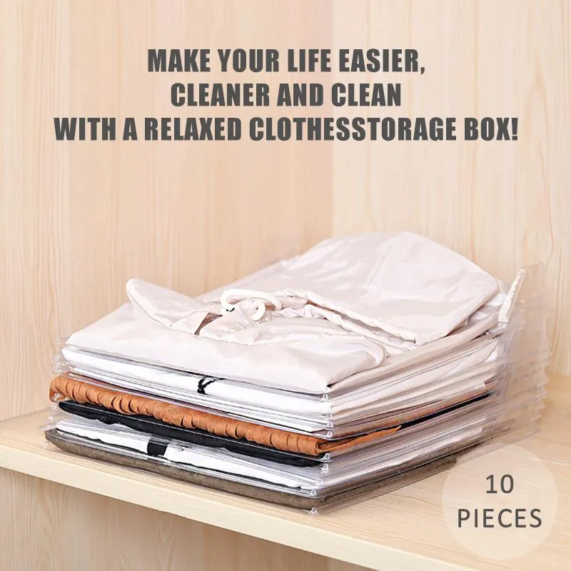 Effortless Clothes Organizer (10 pieces)