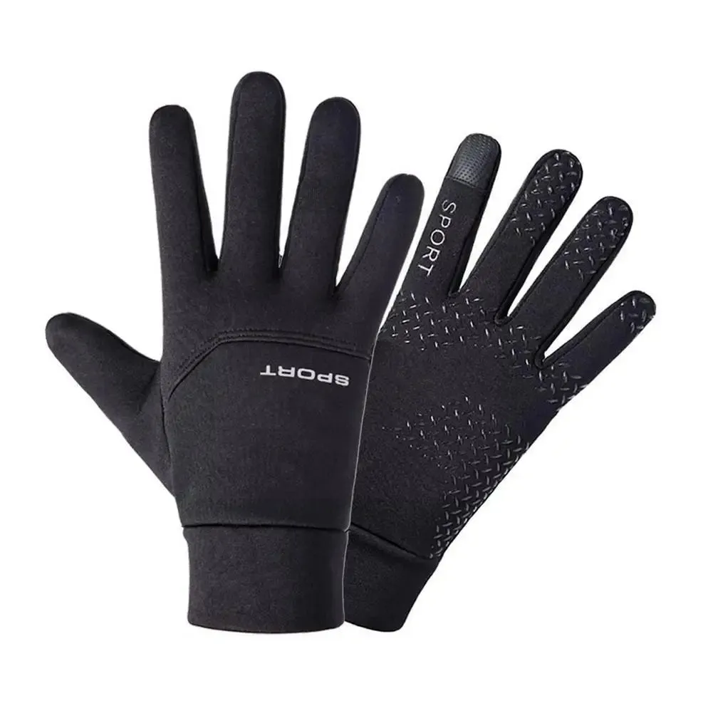 Football Gloves Boys Waterproof Thermal Grip Gloves Outfield Bicycle Cycling Sports Bike Outdoor Player Field Soccer Gloves