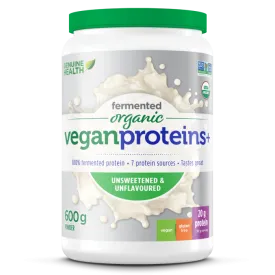 Genuine Health Organic Fermented Vegan Proteins  - Unflavoured (600g)