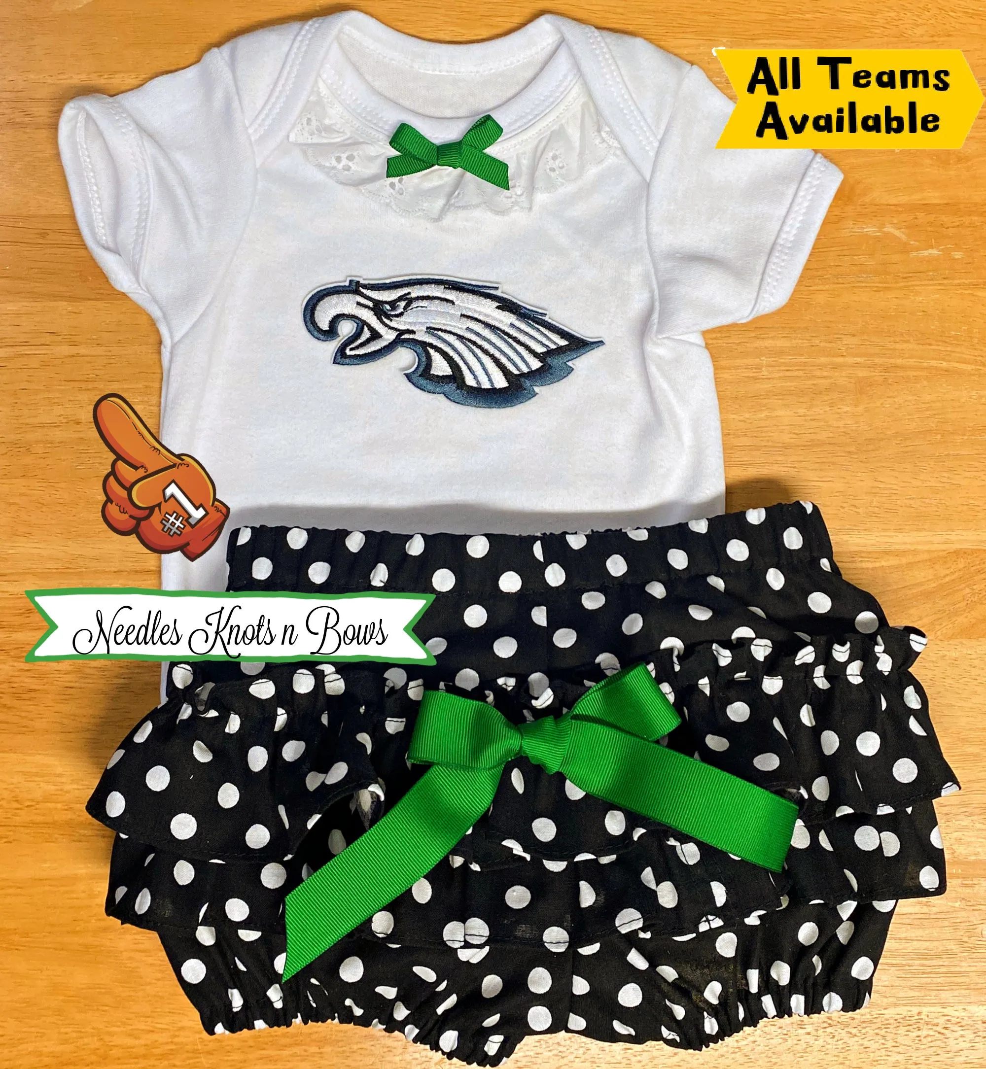 Girls Philadelphia Eagles Game Day Football Outfit