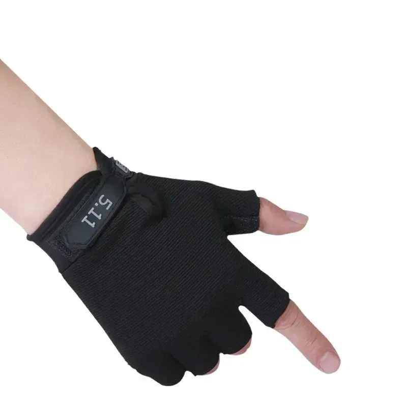 Half Finger Gloves Spring and Summer Breathable Riding Men's Outdoor Women's Gloves Fashion Driving Sports Children's Gloves