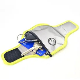 Hi Vis Reflective Wrist Wallet - Ankle Wallet Key Holder