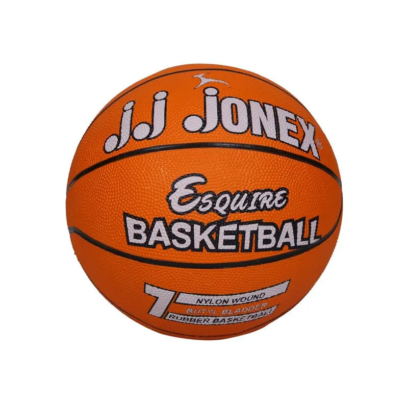 JJ Jonex Basketball for Indoor-Outdoor Training Basketball Esquire Size 7 (Orange)