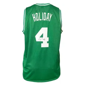 Jrue Holiday Signed Boston Green Basketball Jersey (JSA)