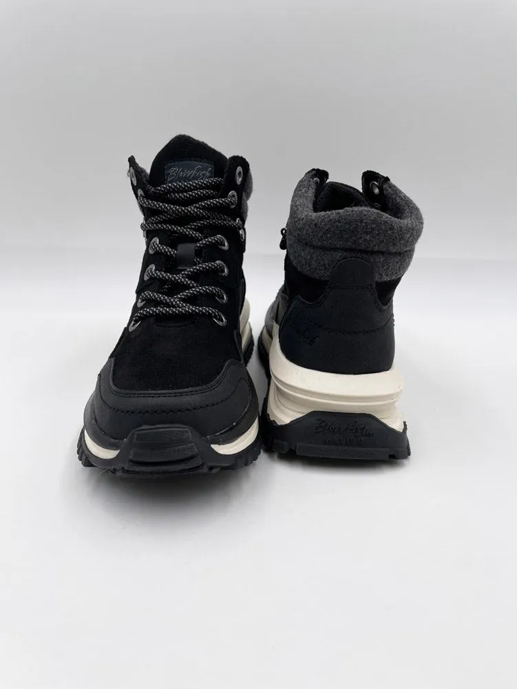 Lodge in Black Ranger Micro Suede by Blowfish