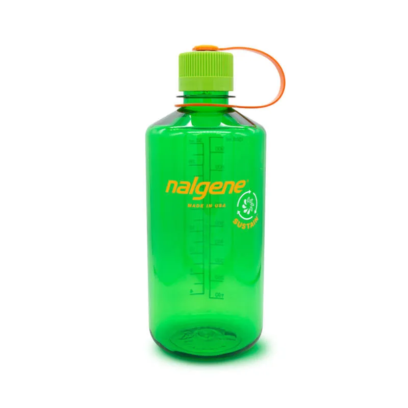 Nalgene 1L Narrow Mouth Tritan Sustain Water Bottle