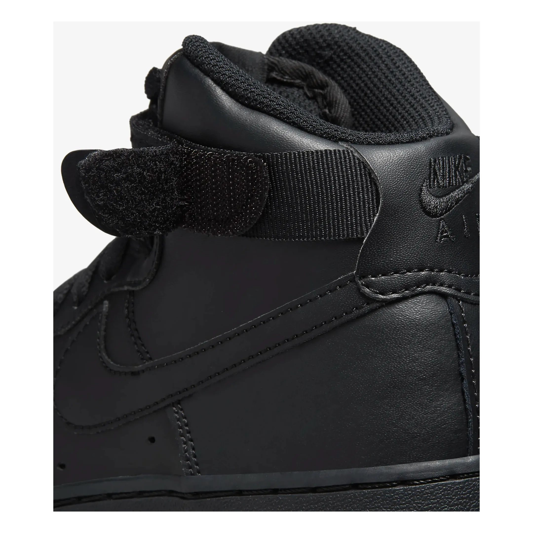 Nike Kid's Air Force 1 High LE Shoes - All Black