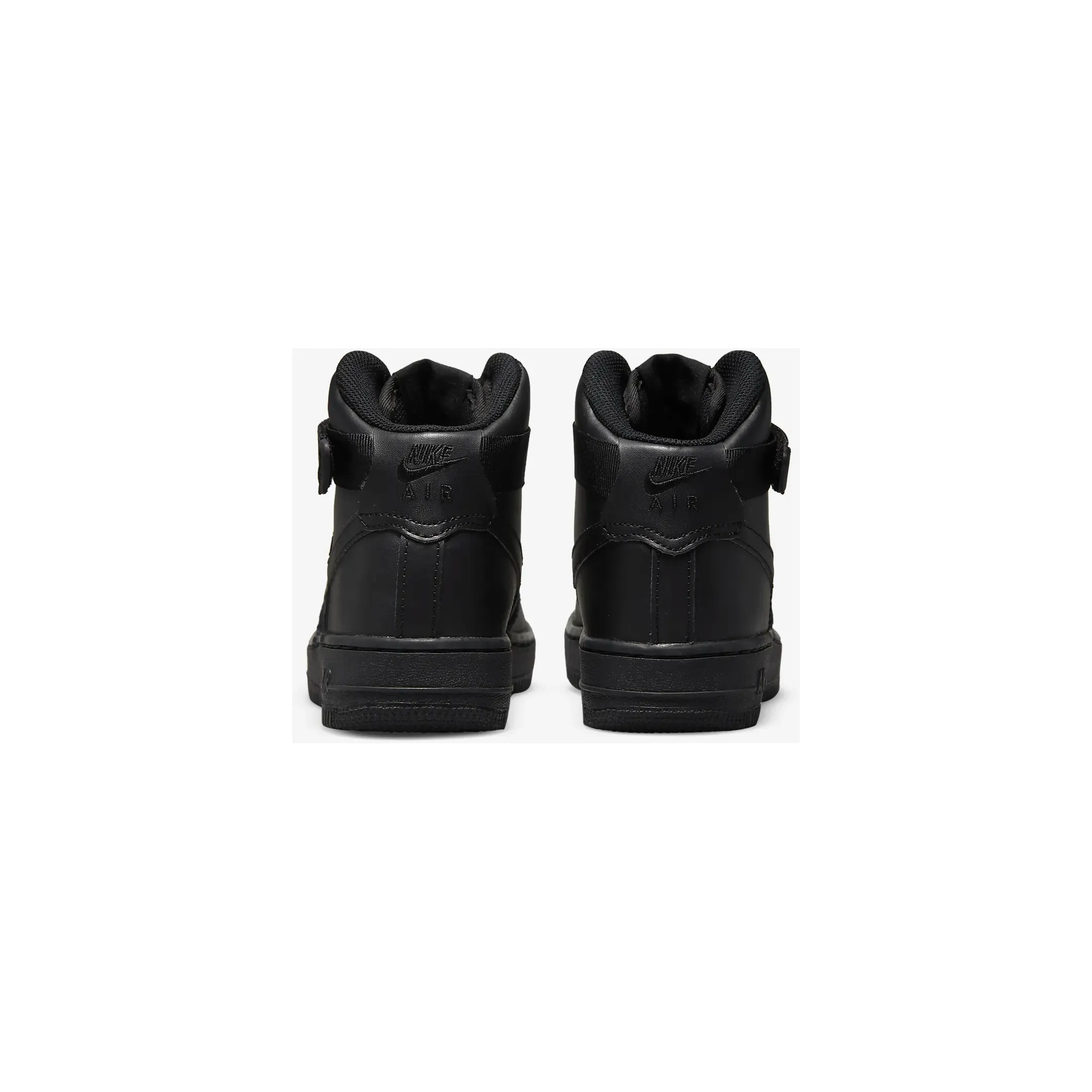 Nike Kid's Air Force 1 High LE Shoes - All Black