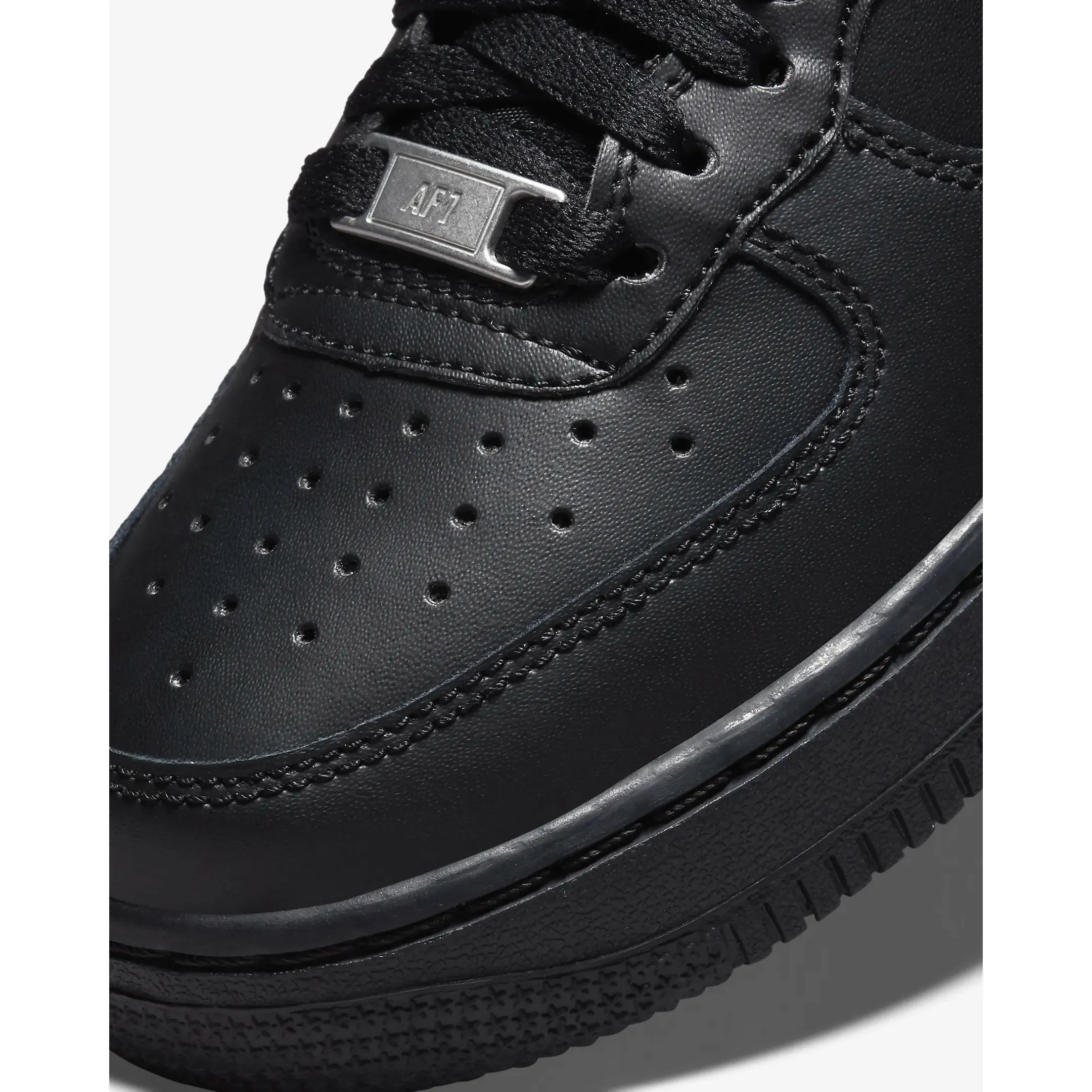 Nike Kid's Air Force 1 High LE Shoes - All Black