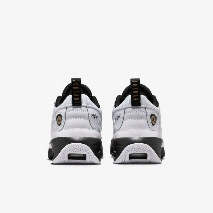 Nike Kid's Jordan Max Aura 6 Shoes - White / Black / Metallic Gold