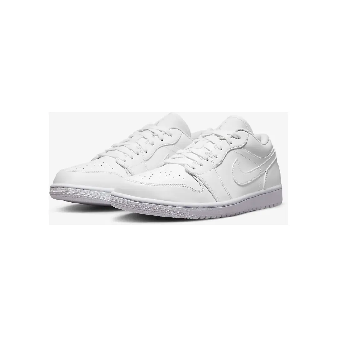 Nike Men's Air Jordan 1 Low Shoes - All White