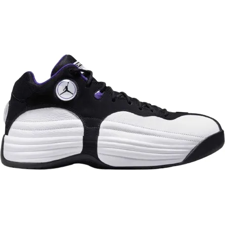 Nike Men's Air Jordan Jumpman Team 1 Shoes - White / Black / Field Purple