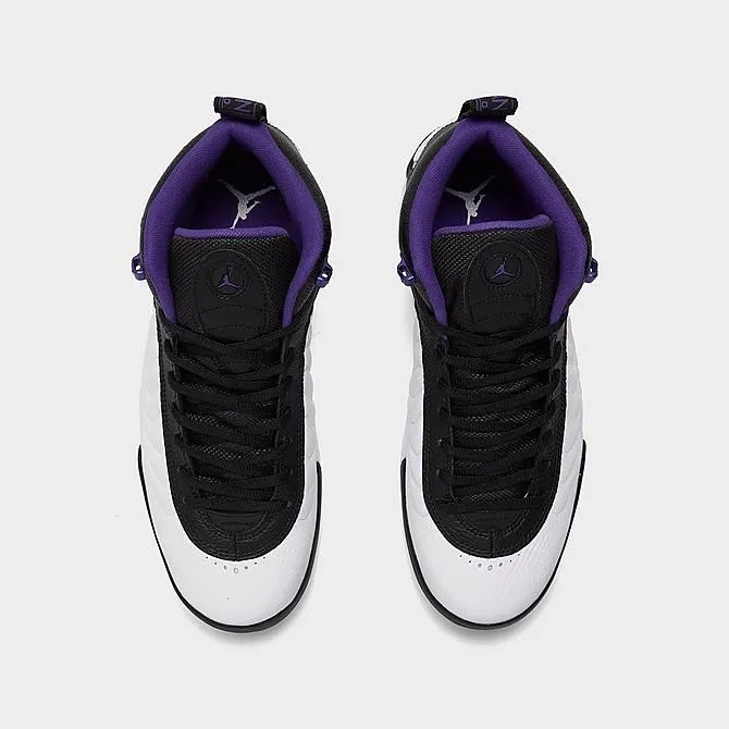 Nike Men's Air Jordan Jumpman Team 1 Shoes - White / Black / Field Purple