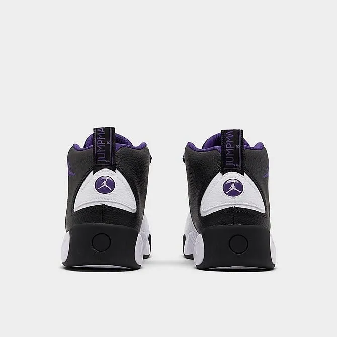 Nike Men's Air Jordan Jumpman Team 1 Shoes - White / Black / Field Purple