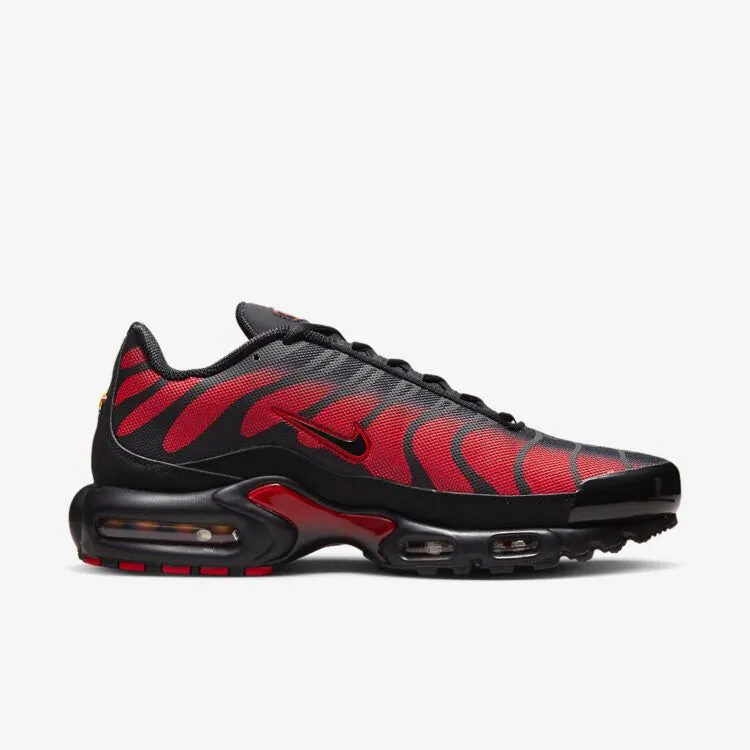 Nike Men's Air Max Plus Bred Reflective Shoes - Black / Red