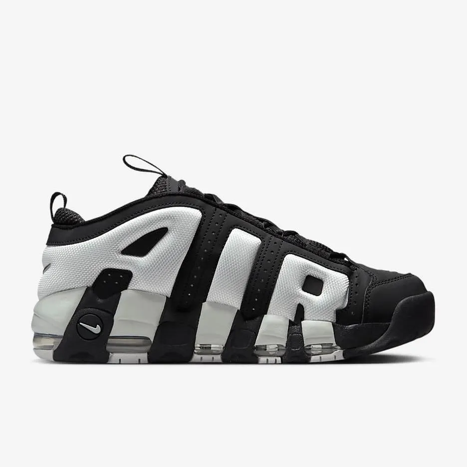 Nike Men's Air More Uptempo Low Shoes - Black / Metallic Silver / Photon Dust