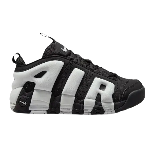 Nike Men's Air More Uptempo Low Shoes - Black / Metallic Silver / Photon Dust