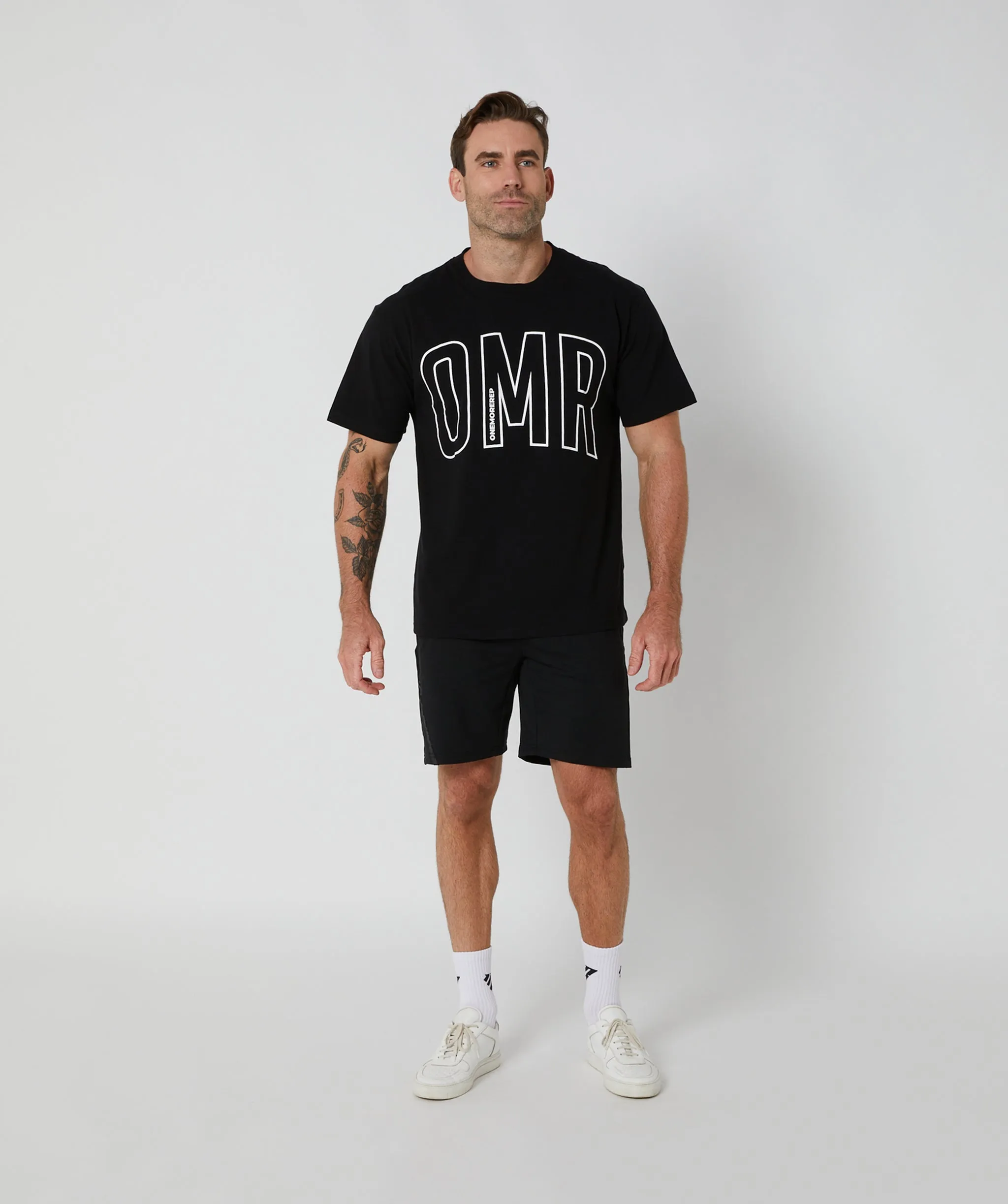 Oversized Pump Tee Black/White