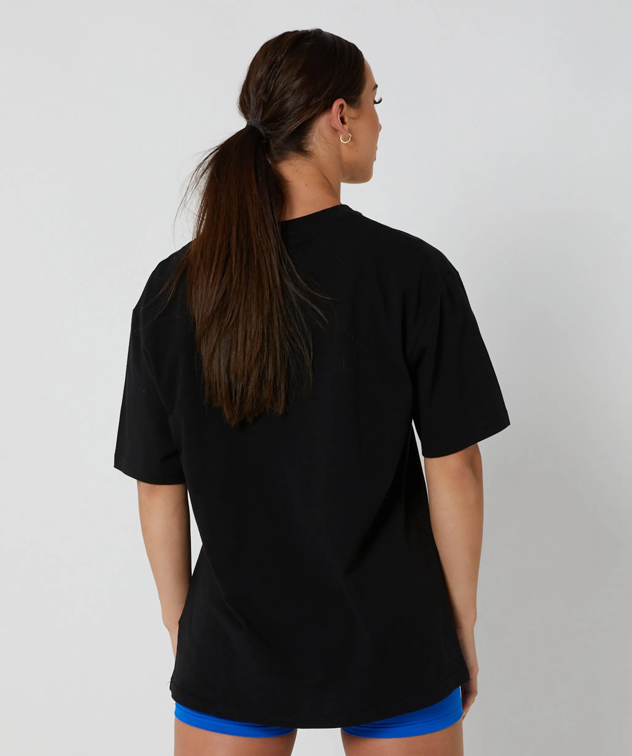 Oversized Pump Tee Black/White