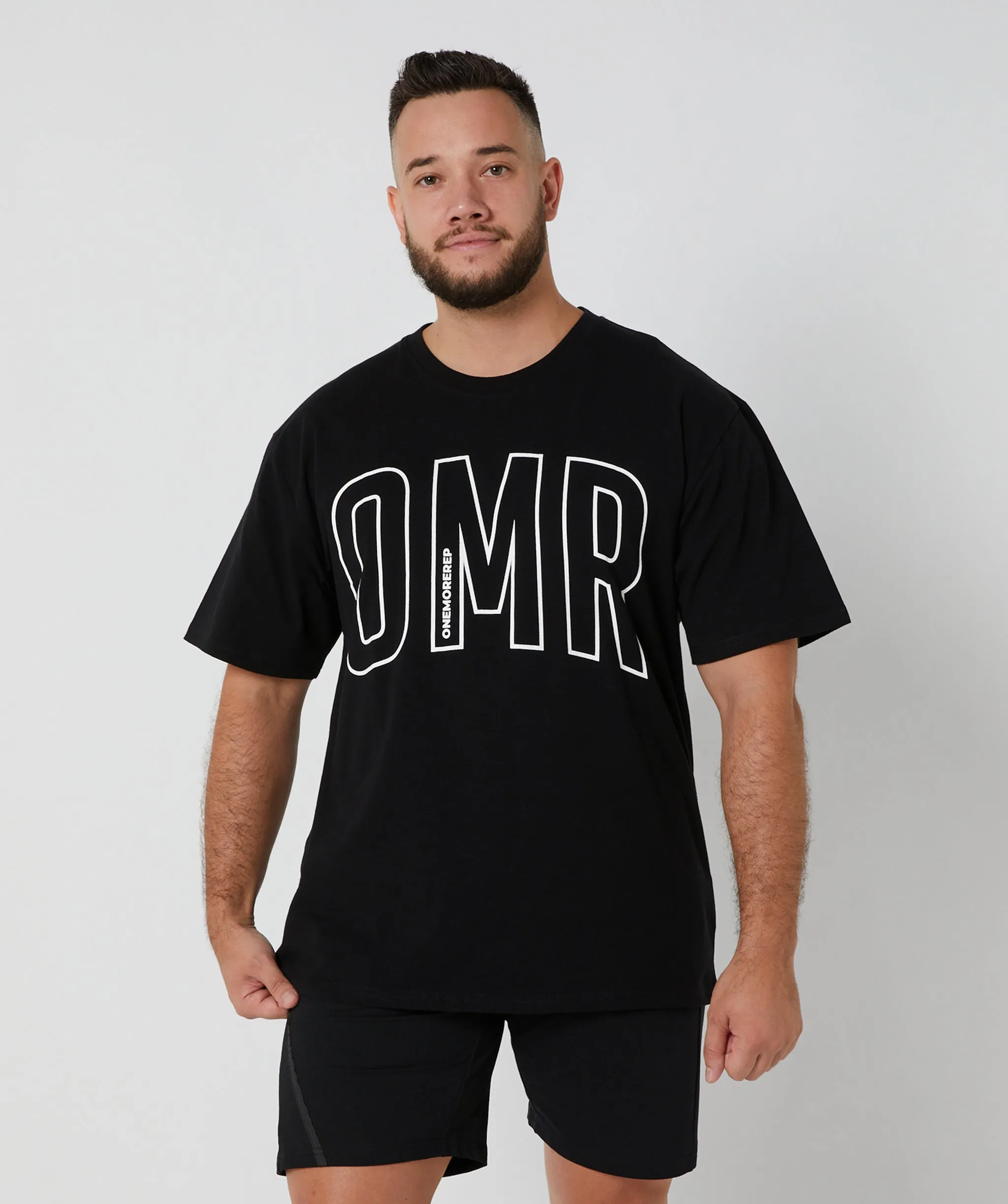 Oversized Pump Tee Black/White