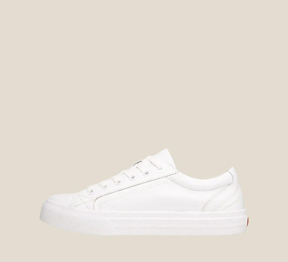 Plim Soul Lux in White Leather by Taos