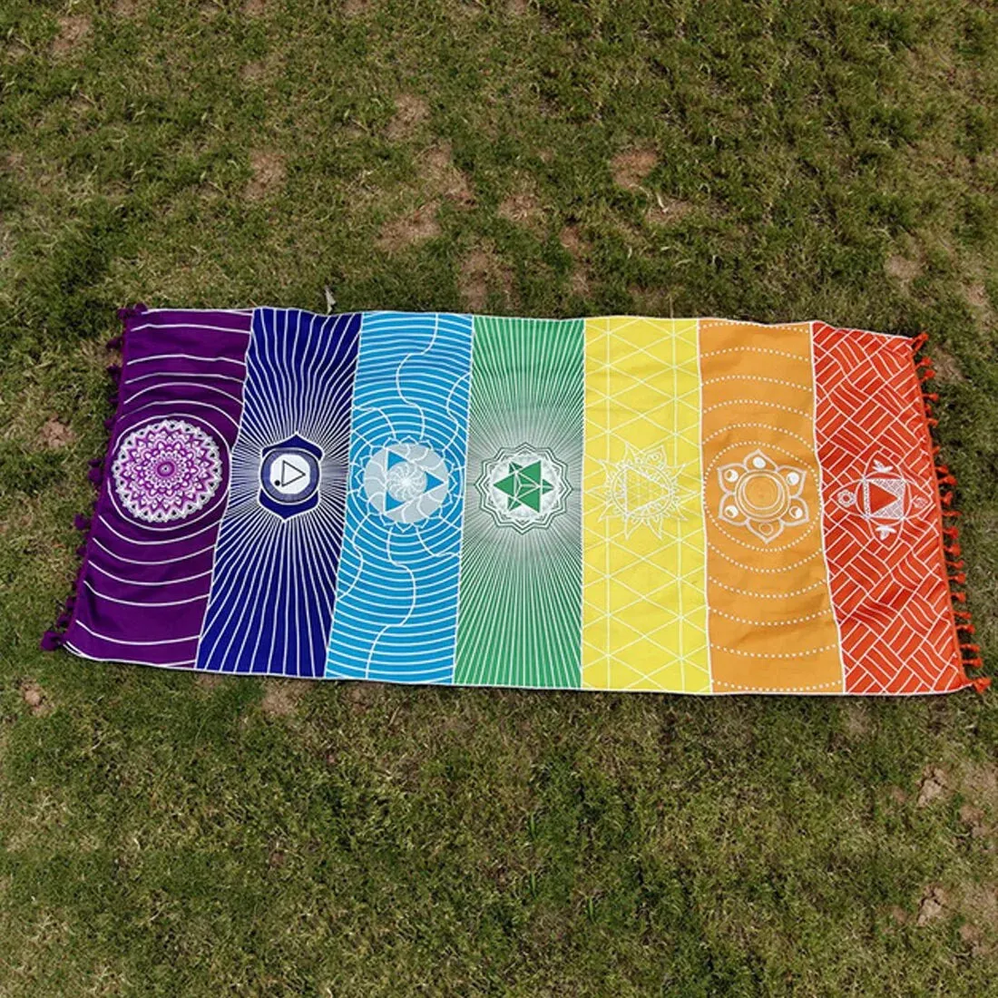 Polyester Bohemian Beach Yoga Mat