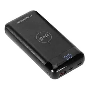 Powertech 20000mah Power Bank with 2x USB & Wireless Charger