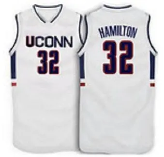 Richard Hamilton Connecticut Huskys College Basketball Throwback Jersey