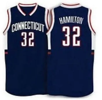 Richard Hamilton Connecticut Huskys College Basketball Throwback Jersey