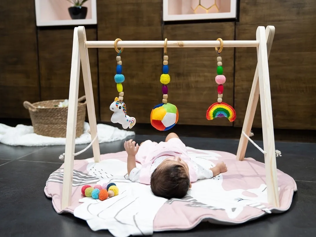 Rocking Potato Baby Activity Play Gym- Rainbow