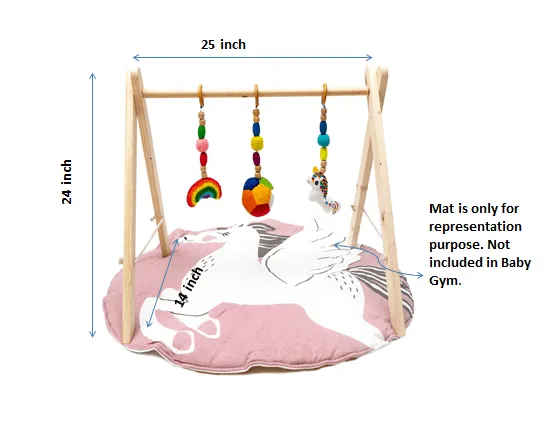 Rocking Potato Baby Activity Play Gym- Rainbow