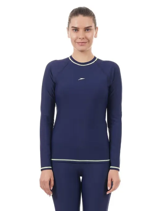 Speedo Female Swimwear Long Sleeve Suntop