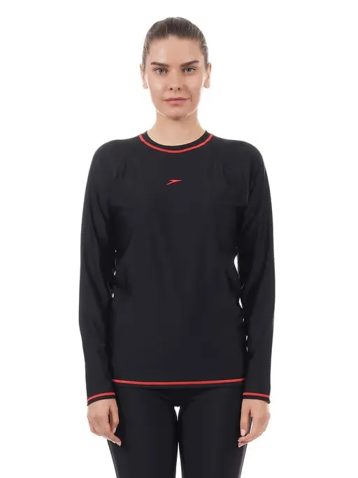 Speedo Female Swimwear Long Sleeve Suntop