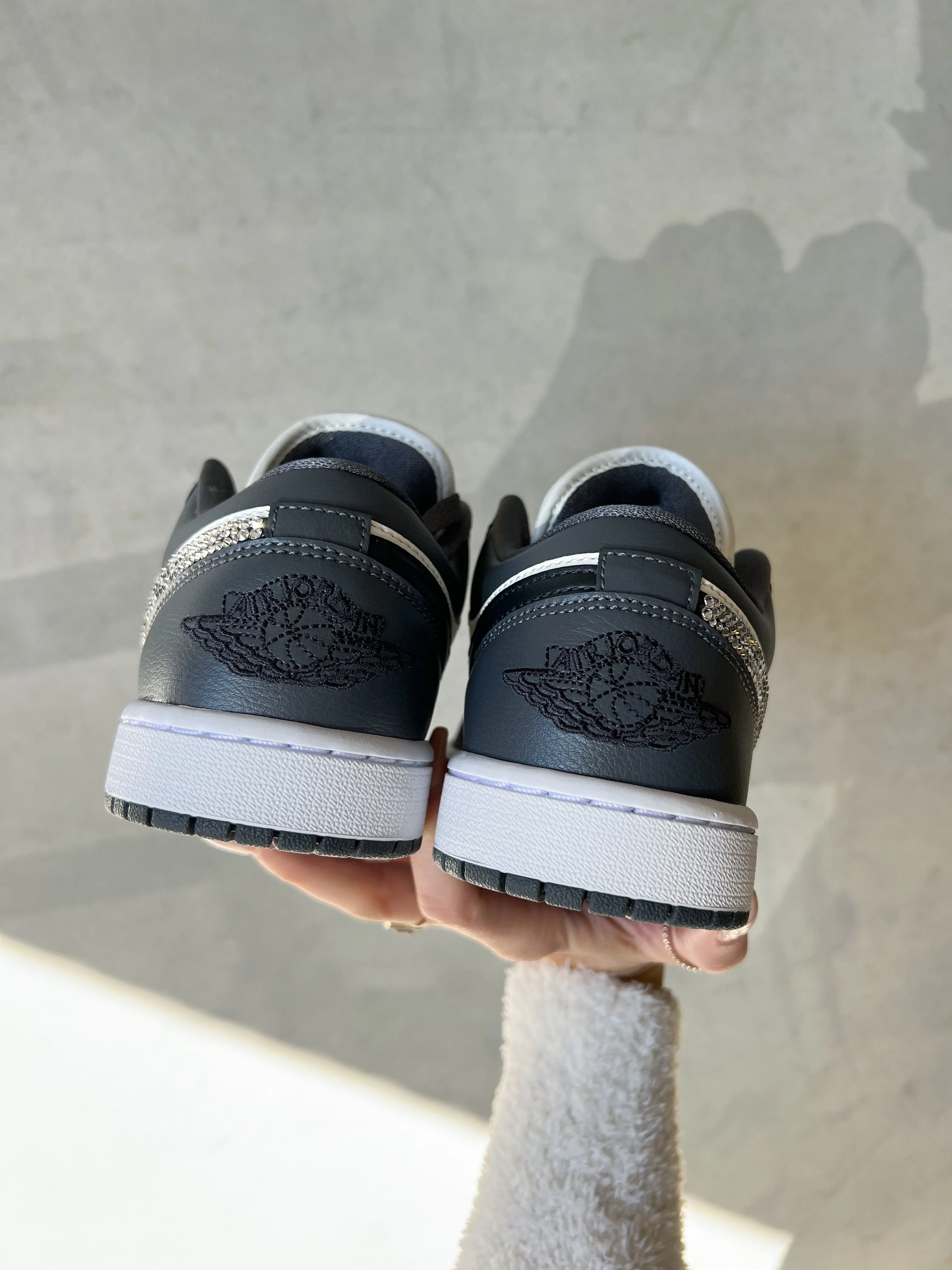 Swarovski Women’s Air Jordan 1 Low Shoes