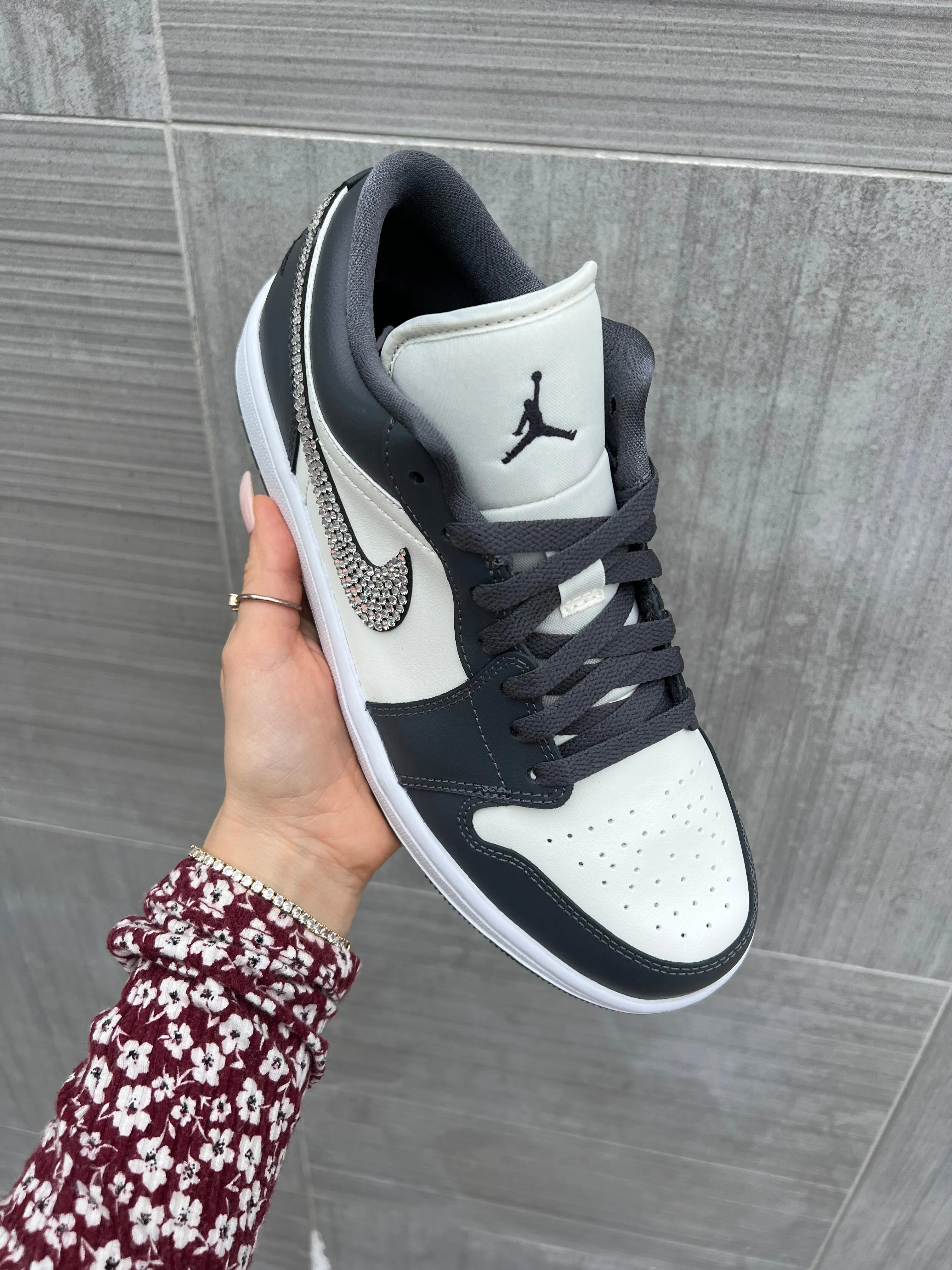 Swarovski Women’s Air Jordan 1 Low Shoes